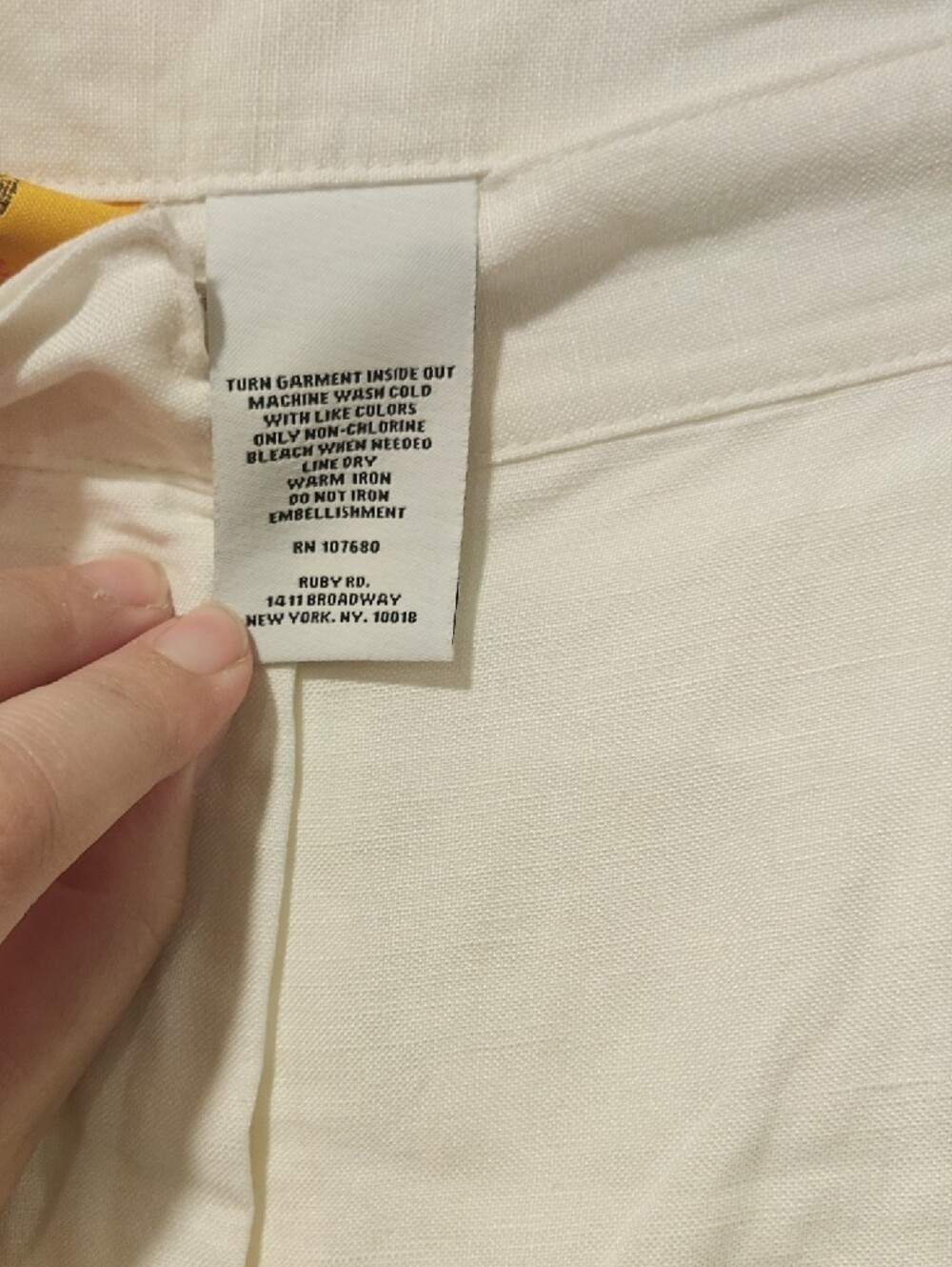 Ruby Rd. White Women's Chinos - Picture 3 of 7